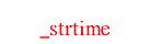 _strtime( )