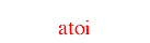 atoi( )